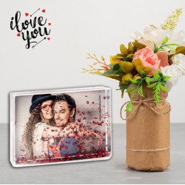 PHOTO CASE WITH HEARTS10x15cm