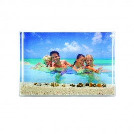 PHOTO CASE WITH SAND AND SHELLS 10x15cm