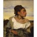 PAINTING ON CANVAS EUGENE DELACROIX - ORPHAN GIRL AT THE CEMETERY