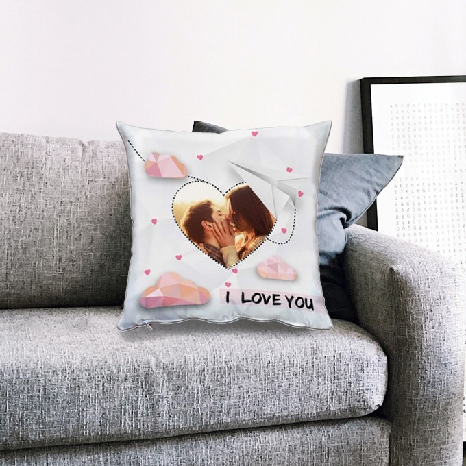 ΣΑΤΕΝ ΜΑΞΙΛΑΡΙ "I LOVE YOU" 38x38cm ΣΑΤΕΝ ΜΑΞΙΛΑΡΙ "I LOVE YOU" 38x38cm